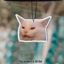Car Air Fresheners - Cute Cat Faces Freshener Hanging 2.76in Ornaments Refresh Air Fragrant Pendant Essential Gift For 2D Flat Car Accessories Decoration Interior Home Household Long-Lasting Scent - Cute Cat Faces - View 13