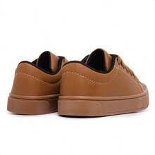 Boys' Comfortable Basic Lightweight School Sneakers - Brown/Sole Brown - View 5