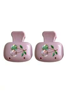 Tempat Sikat Gigi Dopamin Desain Kristal Ceri - Pola Ceri yang Lucu dan Cantik, Pengorganisasian Rumah, Set Klip Sikat Gigi dan Pelindung Kartun, Desain Ringkas dan Portabel Mudah Dibawa, Melindungi Kepala Sikat Gigi, Dilengkapi Lubang Ganda untuk Drainase dan Ventilasi, Cocok untuk Penggunaan di Rumah, Asrama, dan Perjalanan | Rak Penyimpanan Kepala Sikat Gigi yang Lucu, Cocok untuk Pengorganisasian Kamar Mandi, Cocok untuk Penggunaan di Rumah dan Asrama - MultiWarna - View 16