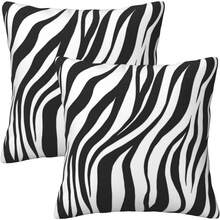 Leopard Print Pillow Covers 18x18 In Couch Cheetah Print Pillow Sets Of 2 Modern Decorative Square Throw Pillows Home Living Room Bedroom Bed Cushion Outdoor - 款式I - 查看 12