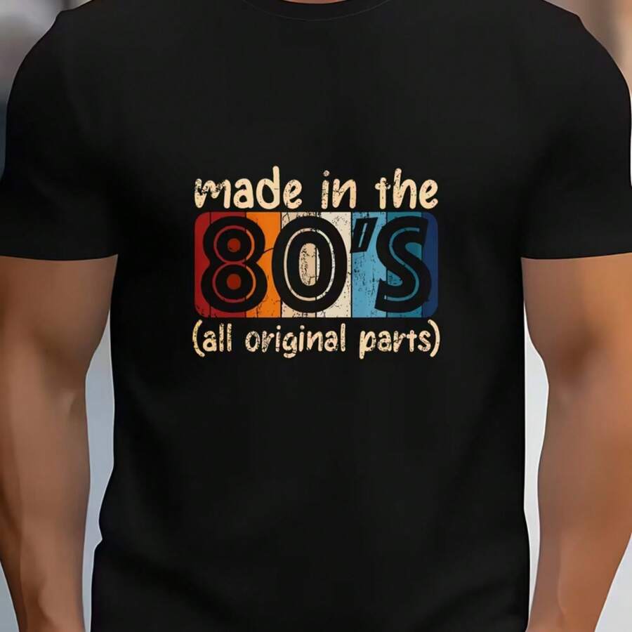 Camiseta impresa para hombres y mujeres - Negro - Ver 1