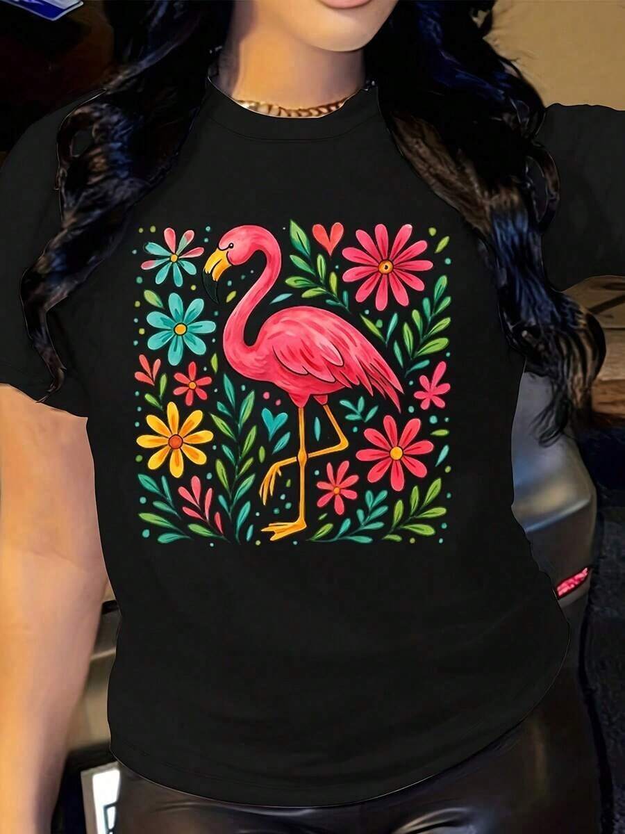 Women T-Shirts - Black - View 1