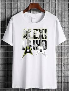 Camiseta oficial de la guitarra con la firma de Alexi Laiho, que presenta el logotipo y un diseño de su famoso riff, perfecta para los fans de Bodom. Esta cómoda camiseta unisex tiene cuello redondo y mangas cortas, y muestra un gráfico del estilo de juego único de Alexi. Es una camiseta de manga corta adecuada para el hogar, el uso diario, fiestas y viajes, perfecta como regalo para amigos o familiares. - Blanco - Ver 5