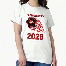 2026  Jersey Canada Mexico USA, 2026 World Cup Soccer, World Cup Jersey, Unisex Soccer Jersey, 2026 World Cup - 白色 - 查看 6