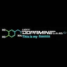 肾上腺素多巴胺分子汽车贴纸，防水自行车/摩托车车架刮痕保护贴纸 - 多巴胺車貼 - 查看 13