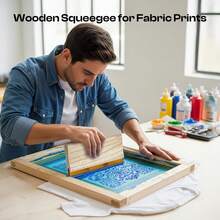 Screen Printing Frame With 110 White Mesh, Screen-Printed Wooden Frame For Handicraft Beginners, 8 X 10 Inch Wood Silk Screen For T-Shirts, Backpacks, Handbags DIY Printing - Set - View 4