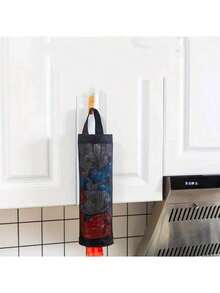 1 pieza Dispensador de bolsas de plástico, adecuado para el hogar, la cocina, fiestas de playa de verano, alimentos, camping, decoración de habitaciones, accesorios de cocina, almacenamiento montado en la pared - Múltiples estilos - Ver 8