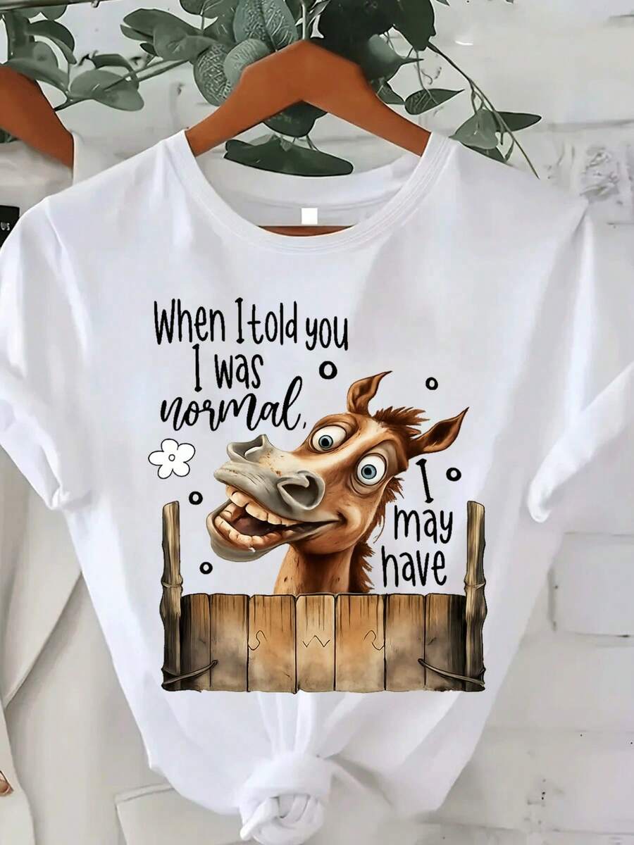 Women's Sheer Crew Neck T-Shirt With A Minimalist Design, Comfortable And Breathable, Suitable For Everyday Casual Wear, Showcasing An Elegant Style, A Must-Have For Summer Parties, Local Shipping, 2D Printing - 白色 - 查看 1