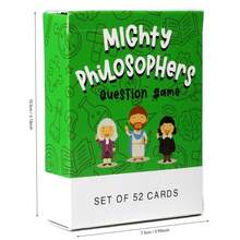 Mighty Philosophers Educational Card Set | Fun & Interactive Game, Great For Encouraging Critical Thinking & Discussion - Multicolor - View 8