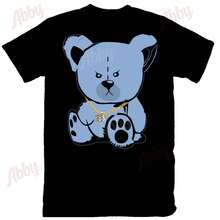 Teddy Bear T-Shirt To Match Jordans Retro 1 UNC Toe New, Retro 1 UNC Toe New T-Shirt, Jordans 1 UNC Toe New Sneaker T-Shirt - 款式 - 查看 1