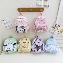 SANRIO 1个三丽鸥卡通儿童背包，可爱学生美乐蒂轻便书包 - 彩色 - 查看 3