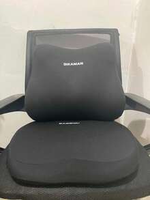 2pcs Office Chair & Car Seat Booster Cushion And Lumbar Support Set | Ergonomic Design | Improve Driving Visibility, Comfortable For Long-Term Sitting | Soft Memory Foam Provides Support | Suitable For Sedans, SUVs And Trucks - Multicolor - View 17