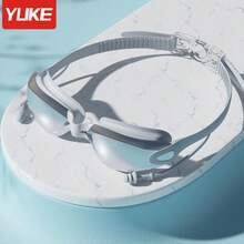 Yuke 1PC Anti-Fog Swim Goggles Adult HD Clear Waterproof Silicone Leakproof Adjustable Comfortable Pool Beach Cruise Essentials For Swimming - Multicolor - View 10
