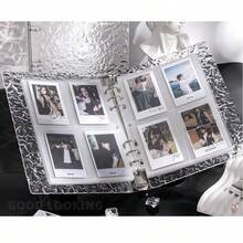 Bộ 10 cuốn album ảnh dạng lưới bỏ túi khổ A5, bìa đựng ảnh, 6 lỗ, giấy thay thế kiểu Hàn Quốc. - A5 - Độ trong suốt cao - 4 ô vuông - Xem 3