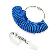 Plastic Ring Sizer With Magnifier, Plastic Gauge For Ring Measurement, Fits European, US And UK Sizes 0-13, A-Z - 2-piece Ring Testing Tool Set - View 13