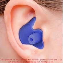 5 Pairs Of Silicone Earplugs, Suitable For Swimming And Water Sports 1 Pair In Each Color - A - View 2