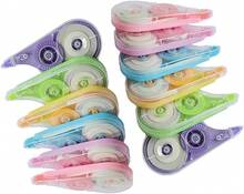 White Out Correction Tape With Dispenser,12-Count Pack,394ft, Easy Use Roller Applicator, Instant Dry, Fast, Clean And Tear-Resistant Tape ,Smooth Precise Corrections Tape For School,Office And Home - Trắng - Xem 1