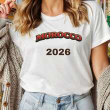 Camiseta Moco Mundial 2026 Gráfica Minimalista USA Canadá México Mundial Fan Rel - Blanco 8 - Ver 1