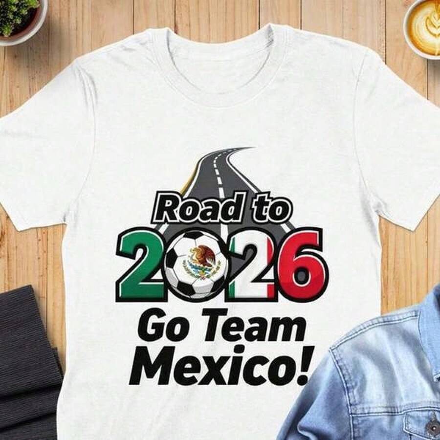 Camiseta Unisex de la Selección Mexicana de Fútbol para la Mundial 2026, Camiseta de Fútbol del Equipo Go Team México, Edición Limitada, Artículos para Fanáticos del Fútbol, Regalo de Orgullo Mexicano. Camiseta de primera calidad de 220 g para hombre, 220 g de comodidad excepcional. DiseñA1DA1 Para todo tipo de cuerpos, sin distincin de género. Tejido resistente de alta C1Alidad, versátil para cualquier montA1Je, suave y a la vez duradero. C1AmiS1etas transpirables mujer, conjuntos de otoño, oui de viA1Je, disfraces temáticos feM1eninos. - Negro - Ver 1