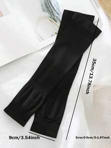 3 pares de mangas ligeras y transpirables de fibra de seda de hielo, adecuadas para deportes al aire libre y uso casual, blanco/gris/negro, diseño sin costuras, ajuste cómodo, para ciclismo, senderismo y actividades al aire libre, mangas de protección solar de secado rápido - Multicolor - Ver 7