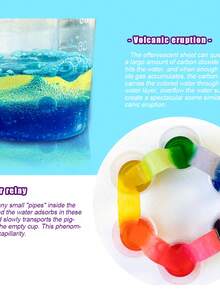 Children's Science Experiment Set, Fun Volcano Explosion Education Toy, Classic STEM Puzzle Set.  Material Operation Is Simple, Intuitively Unlocks Scientific Principles, Stimulates Exploration Interest, Enhances Hands-On Thinking, And Opens Up Fun Science Popularization Enlightenment. - Multicolor - View 8