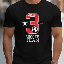 Camiseta impresa para hombres y mujeres - Negro - Ver 1