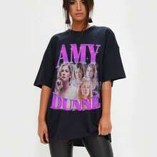 AMY DUNNE GONE C1AmiS1eta de niña - Amy Dunne Retro Shirt, Amy Dunne Homage, Rosamund Pike Fans Gift, Amy Dunne LongsL1eeve Shirt, Fans, K1ids T1EE Camiseta 100% Algodón Unisex - Playera Casual Premium de Corte Cómodo - Negro - Ver 1
