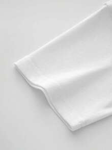 Playera minimalista moderna PAYEAH 1 pieza 100% Algodón Elegante I MATCH ENERGY ¿Cómo Actuamos Hoy? Camiseta de Algodón Grueso Estampada - Blanco - Ver 8