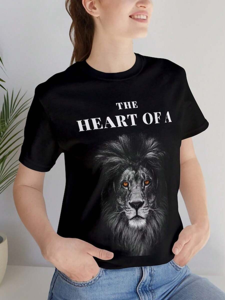 Corazn de un len T1S1Hirt UniS1ex Jerseort eeve T1EE