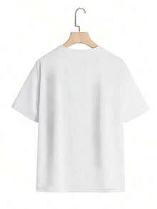1 pieza Elain Moda 1 pieza Camiseta Texas 100% Algodón, Camiseta de Texas, Camiseta de Algodón de Inspiración Vintage de Texas, Camiseta del Desierto, Camiseta de Algodón Grueso con Estampado de Halloween para Mujer, 180g 100% Algodón, todos los diseños están impresos. Unisexo. - Negro - Ver 9