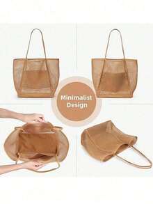 Women Top Handle Bags - Brown - View 5