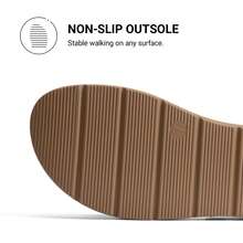 Women'S One Band Ankle Strap Buckle Flat Sandals - 棕色 - 查看 6