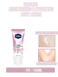 Vaseline Brightening Essence Body Lotion 280ml: Mencerahkan dan meratakan warna kulit, mengurangi kekusamian, dan memiliki tekstur essence ringan yang cepat menyerap, melembapkan secara mendalam. Cocok untuk semua jenis kulit. - Vaseline Brightening Essence Body Lotion - View 4