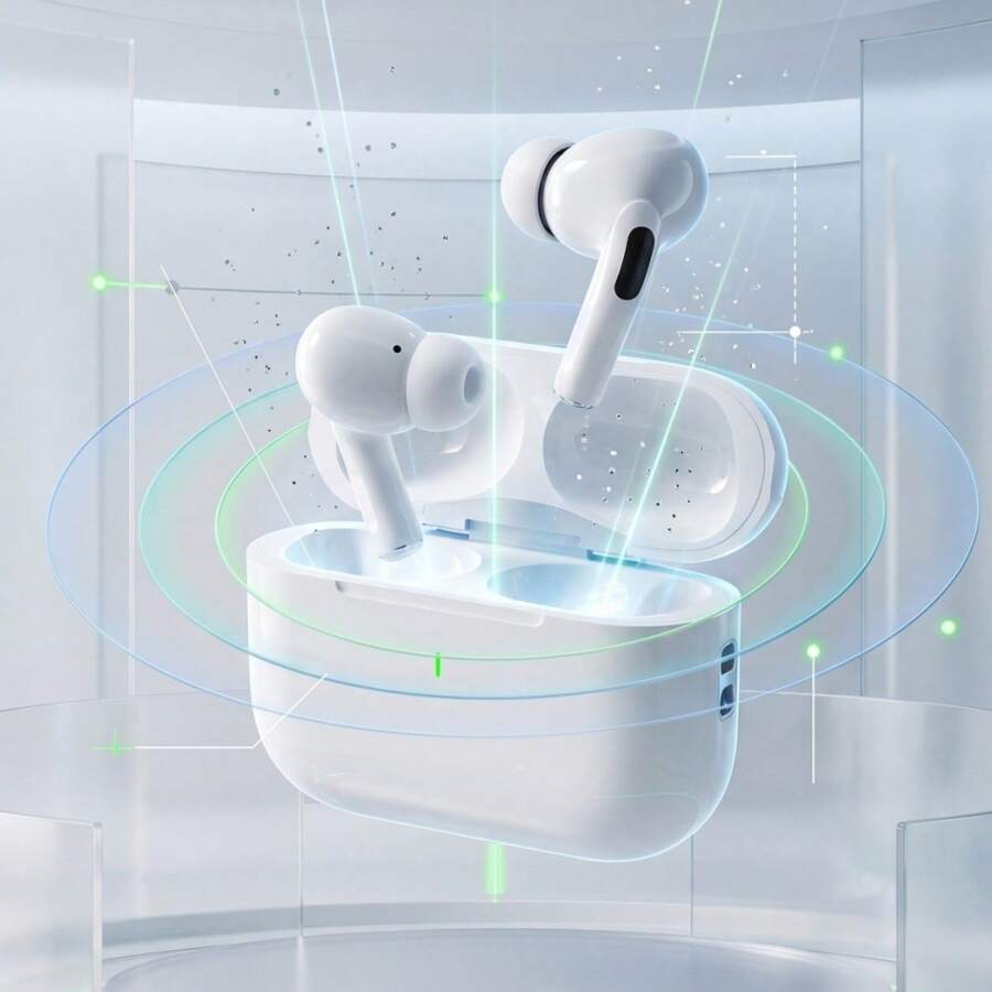 WoSD 2025 Neue TWS Kabellose Ohrhörer - Unübertroffene Wahre Kabellose Freiheit Mit Ergonomischem Design, Liefert Ultimativen Komfort Und Kraftvollen Bass, ACC Stereo HD Anrufe, Kompatibel Mit Android Geräten, Ideal Für Sport- Und Musikbegeisterte! - Übersicht 1