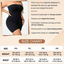 Plus Size Women Shapewear Sleeveless Jumpsuit, Tummy Control Casual - Albaricoque - Ver 7