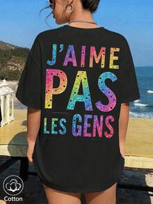Women T-Shirts - Black - View 2