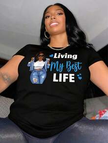 1 Piece, "New 2026", T-Shirt With The Phrase "God Doesn't Play With Me" For Women And Men, Religiously Inspired Message T-Shirt, Spiritual Gift Idea, Is A Perfect T-Shirt To Give To Friends And Family On Any Holiday Or Special Occasion, 180g 100% Cotton, Designs Are Printed. Unisex. - 黑色 5 - 查看 2