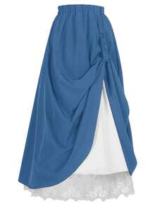 Cosplay Clothing - Revival Women's Skirt Blue - View 7
