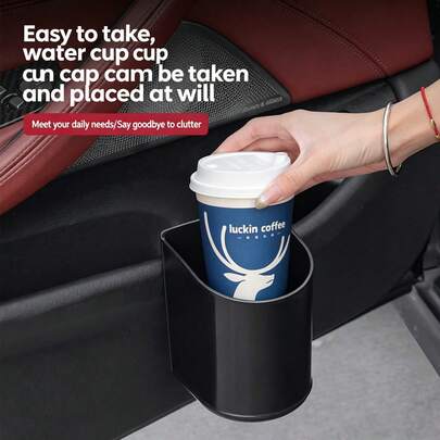 1 Stück Auto Türgetränkehalter, universelle Aufbewahrungsbox für Thermosbecher, multifunktionaler Auto Rücksitz Getränkehalter, Auto Becherhalter-Organizer für Milchtee und Getränke