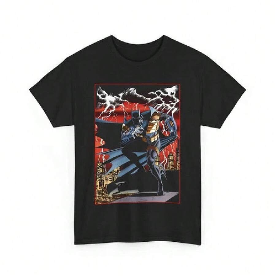 Azrael Unisex T-Shirt - Dakota Alexander Art - Knightfall - Women's Sportswear - Men's Y2K T-Shirt - Sportswear - 黑色 - 查看 1