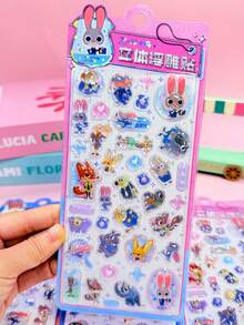 Disney Bộ sticker trang trí hoạt hình thủ công cho trẻ em, sticker dán, sticker hình kẹo chảy, sticker dán sách vui nhộn, sticker nổi 3D, vật liệu làm sổ lưu niệm, sticker trang trí tự làm, sticker nổi chất lượng cao, chống thấm nước và bền, có thể tái sử dụng hàng ngày trên máy tính bảng, ốp điện thoại, sổ lưu niệm, nhật ký, điện thoại, máy tính xách tay, hành lý, cốc, ván trượt, sổ tay, đàn guitar. Lý tưởng làm quà tặng sinh nhật cho trẻ em, quà tựu trường, đồ dùng du lịch, trang trí phòng ngủ cho thanh thiếu niên. - Nhiều màu - Xem 3