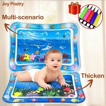 Early Educational Toy For Babies, Inflatable 65-Inch Side Water Mat For Tummy Time. DJKY - Fishing - View 8