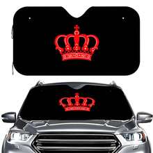 1pc Interesting Windshield Sunshade, Universal Fit For Car/SUV/RV/Truck Front Window, Foldable Sun Visor To Keep Vehicle Cool, UV & Heat Reflective, Upgraded Reinforced - Crown - View 12