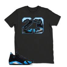Number 23 Jersey To Match The  14 Black University Blue, Adult And Children's Clothing, Retro Blue And Black Sweatshirt To Match The  14, Hoodie - 款式 - 查看 1