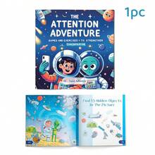 Libro de actividades Focus Quest, Libro de práctica de búsqueda de objetos ocultos, Actividades de entrenamiento de enfoque visual y concentración - Multicolor - Ver 6