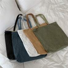 Damenhandtasche, gewaschenes Kraftpapier (Lederimitat), große Umhängetasche mit Schultergurt, einfarbiger Einkaufsbeutel, Handtasche mit großer Kapazität, Damenhandtasche - Schwarz - Übersicht 6