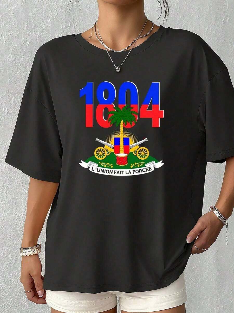 1 Piece Haitian Revolution Flag 1804, Haitian Independence Flag Da-0180g 100% Cotton - Black 2 - View 1