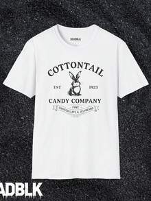 Cottontail C1Andy Company bunnogo T1S1Hirt Diseo vintage C1Andhop. - Blanco - Ver 2