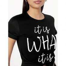 Women T-Shirts - Black - View 8
