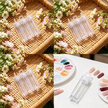 1/3/10 piezas Caja de almacenamiento de perlas y rhinestones transparentes para decoración de uñas, caja organizadora de plástico con agujero para colgar, herramienta de manicura - Multicolor - Ver 13